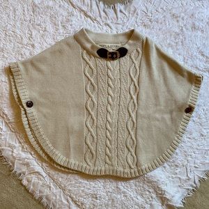 Hope and Henry Sweater Cape XXS